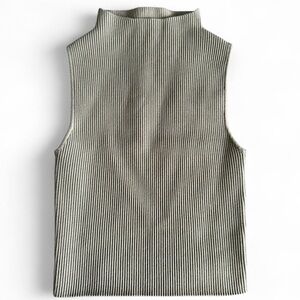 Abound Ribbed Knit Cropped Tank Top - Sage Green